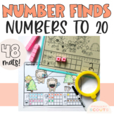 NUMBER FINDS, Numbers to 20, Kindergarten Centers