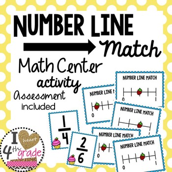 Preview of NUMBER LINE MATCH GAME