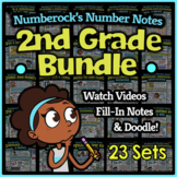 NUMBER NOTES | 2nd Grade Math Doodling | Note-Taking & Col