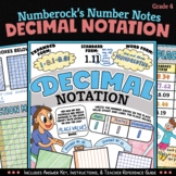 NUMBER NOTES ★ Fractions to Decimals Worksheets ★ 4th Grad