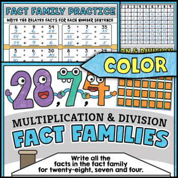 number notes fun multiplication division fact fluency worksheets 3rd grade