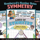 NUMBER NOTES ★ Lines of Symmetry Worksheets ★ 4th Grade Do