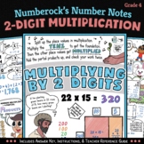 NUMBER NOTES ★ Multi-Digit Multiplication Worksheets ★ 4th