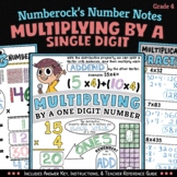 NUMBER NOTES Multiplying by a Single Digit Activity ★ 4th 