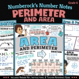 NUMBER NOTES ★ Perimeter and Area Worksheets ★ 4th Grade D