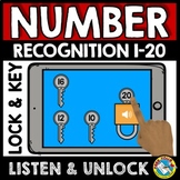 NUMBER RECOGNITION 1-20 IDENTIFICATION ASSESSMENT GAME BOO