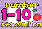 NUMBER RECOGNITION 1 to 10 Games Pack