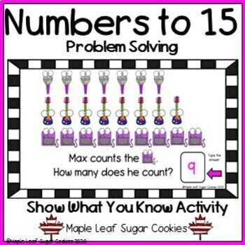 Preview of NUMBER RECOGNITION!!! Numbers to 15 *Quantity * Counting  Cardinality * Subitize