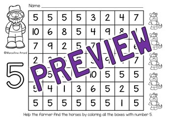 number recognition 1 10 worksheets distance learning packet for