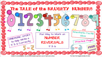 Preview of NUMBER REVERSALS 5 and 6: The Tale of the Naughty Numbers