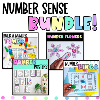 Preview of Number Sense Bundle | Kindergarten Math | Centers and Posters