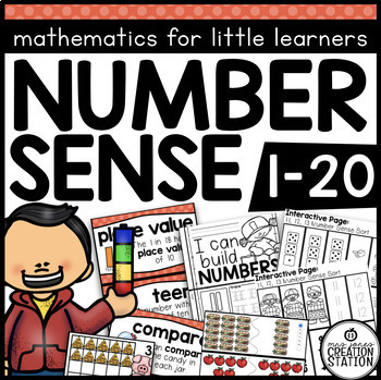 Preview of NUMBERS TO TWENTY | COUNTING AND NUMBER SENSE | PRE-K AND KINDERGARTEN