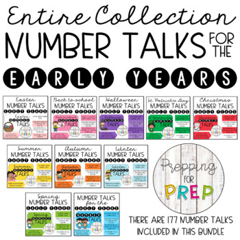 Preview of NUMBER TALKS 'THE ENTIRE COLLECTION' BUNDLE FOR THE EARLY YEARS