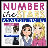 Number the Stars Analysis Notes - Presentation Analyzing L