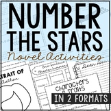 NUMBER THE STARS Novel Study Unit Activities | Book Report