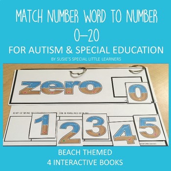 Preview of ESY NUMBER TO NUMBER WORD FOR AUTISM AND SPECIAL EDUCATION