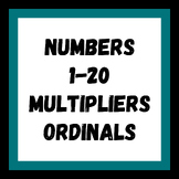 NUMBERS (1-20, MULTIPLIERS & ORDINALS) - Ultimate Cursive 