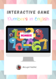 NUMBERS IN ENGLISH - INTERACTIVE GAME. DISTANCE LEARNING