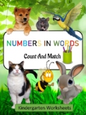 NUMBERS IN WORDS: Count and Match