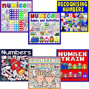 Preview of NUMBERS, NUMICON, NUMERACY, MATH, MATHS, COUNTING