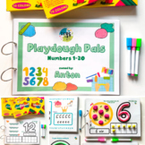 NUMBERS - PLAY DOUGH MATS / LAMINATED ACTIVITY / LEARNING BINDER
