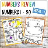 NUMBERS REVIEW 1-20