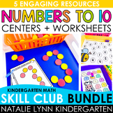 NUMBERS TO 10 Kindergarten Math Skill Club | Centers, Work