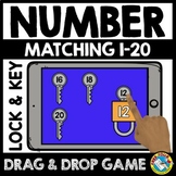 NUMBERS TO 20 MATCHING GAME BOOM CARDS ACTIVITY KINDERGART