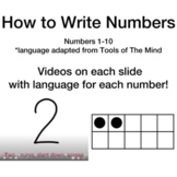 NUMERAL WRITING - Video directed numbers (How to Write Numbers)