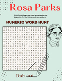Numeric-Word Puzzle: ROSA PARKS