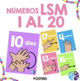 Números del 1 al 20 en LSM - Minders Bilingual Resources