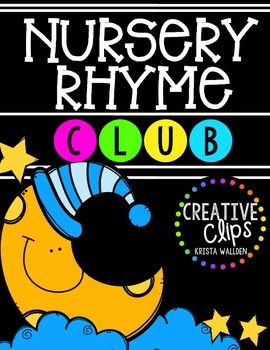 Preview of NURSERY RHYME Club {Creative Clips Digital Clipart}