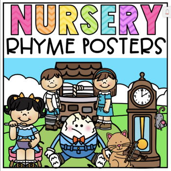 Preview of Nursery Rhyme Posters Bundle