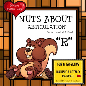 Preview of NUTS SQUIRREL Speech Therapy