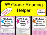 NWEA- Fifth  Grade Helper- Reading BUNDLE
