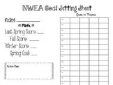 NWEA Goal Setting Worksheet - EDITABLE