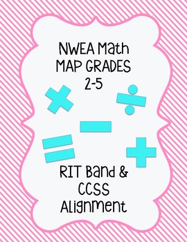 Preview of NWEA Grade 2-5 RIT to CCSS Alignment