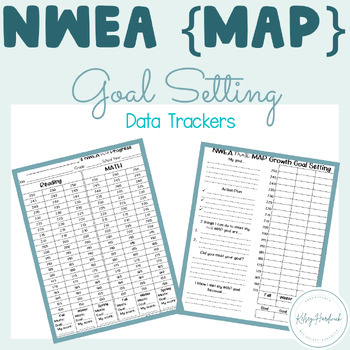 Preview of {NWEA} MAP Goal Setting and Progress Monitoring Data Trackers