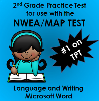 Preview of NWEA MAP Language and Writing Practice Test w/90+ spelling words. Word