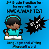 NWEA MAP Language and Writing Practice Test w/90+ spelling