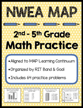 Preview of NWEA MAP Math Practice Questions 2nd-5th Grade