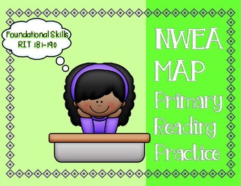 Preview of NWEA MAP PRIMARY READING PRACTICE Foundational Skills RIT Range 181-190