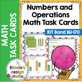 NWEA MAP Prep Numbers and Operations Math Task Cards RIT B