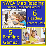 4th Grade NWEA MAP Reading SELF-GRADING GOOGLE FORMS Test Prep and Games Bundle!