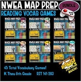 NWEA Reading No Prep Reading Vocabulary Games 1st thru 8th Grade