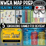 NWEA MAP No Prep Reading Games K and 1st Grade RIT 141-170