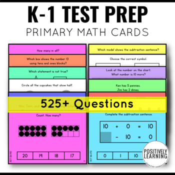 Preview of NWEA MAP Test Prep Math Practice Cards  - RIT Band Review