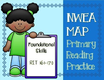 Preview of NWEA MAP PRIMARY READING PRACTICE Foundational Skills RIT Range 161-170
