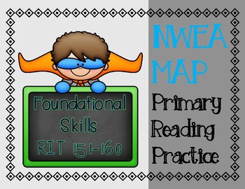 Preview of NWEA MAP PRIMARY READING PRACTICE Foundational Skills RIT Range 151-160