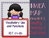 NWEA MAP READING PRACTICE & PREP Vocabulary Use & Functions RIT Range 171-180